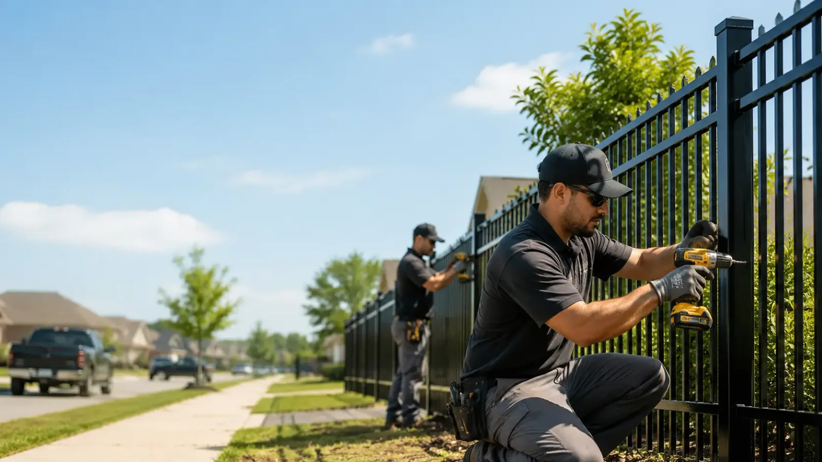 Metal Fence Installation in Baylis, IL
